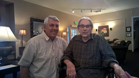 Chuck with Harvey - June 2015