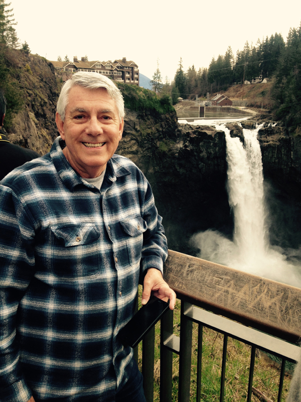 Chuck at Snohomish Falls - Feb 2015