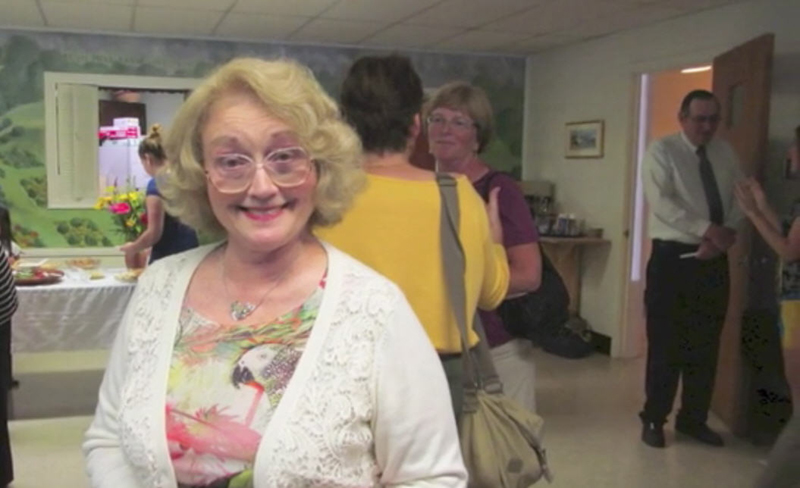 Judy at Melvin's Reception