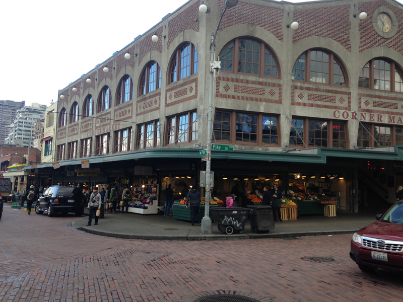 Seattle Pike Street Corner Market - Feb 2015