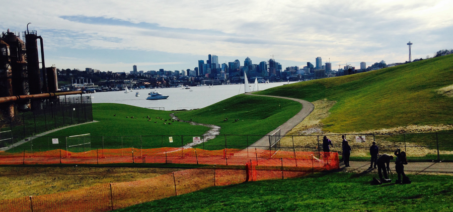 Seattle view from Gas Works Park - Feb 2015