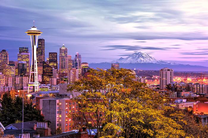 Seattle View of Mt Rainier