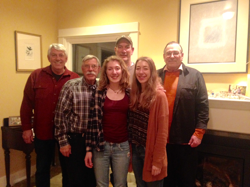Chuck, John, Gary, Roy, Jordan, and Rebecca - Feb 21, 2015