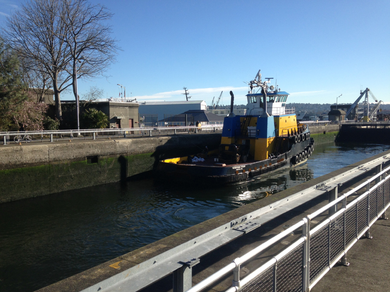 Ballard Locks Tug Boat - Feb 2015