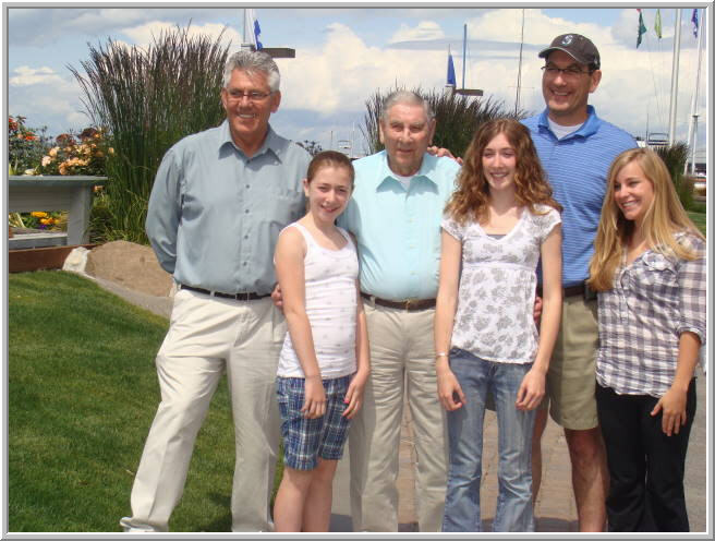 Chuck, Rebecca, Harvey, Jordan, Gary Stobbe and Jess Myburgh  - June 2009