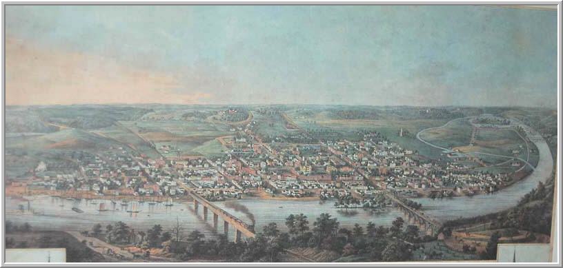 View of Fredericksburg, c. 1861